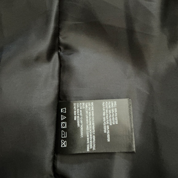 Laundry by Shelli Segal Women Black Long Puffer Jacket with Hood( Size: S) - Picture 5 of 5